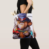 ギターのトートまたは交差体のバッグとのMetalphant トートバッグ (クローズアップ)