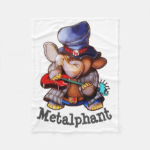 ギターのフリースブランケットとのMetalphant