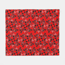 ギターのフリースブランケット