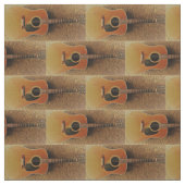 ギターのプリント ファブリック (見本)