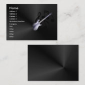 ギターのプロフィールカード 名刺 (正面/裏面)