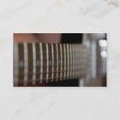 ギターのプロフィールカード 名刺 (裏面)