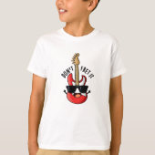 ギターのプンおもしろいを弾くな Tシャツ (正面)