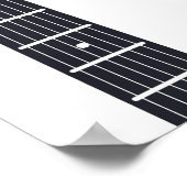 ギターのヘッドストック ポスター (角)