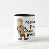 ギターのマグはライフスタイルを祝います マグカップ (中央)