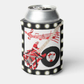 ギターのレコードと軽音縁ど付き 缶クーラー (缶裏面)
