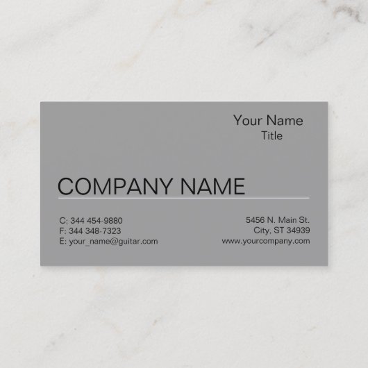 ギター🎸のレッスンと音楽教師 名刺 (裏面)