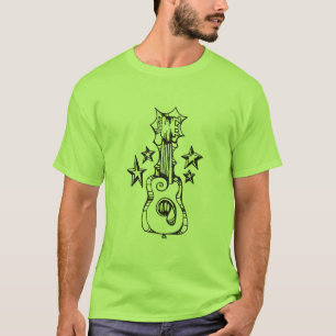 ギターのロゴのコピー Tシャツ