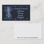 ギターのロッカーの名刺 名刺 (正面/裏面)