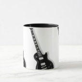 ギターの信号器の陶磁器のマグ マグカップ (中央)