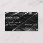 ギターの先生の写真ストリングス – 名刺 (裏面)