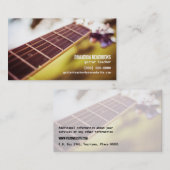 ギターの先生 名刺 (正面/裏面)