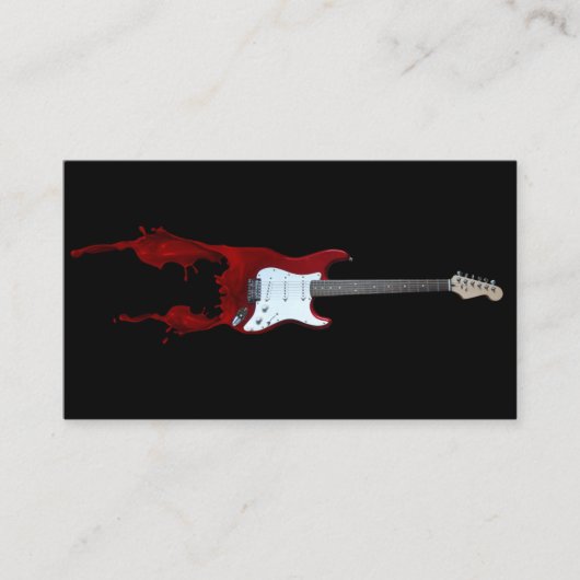 ギターの先生 名刺 (正面)