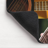 ギターの写真のコラージュ マウスパッド (コーナー)