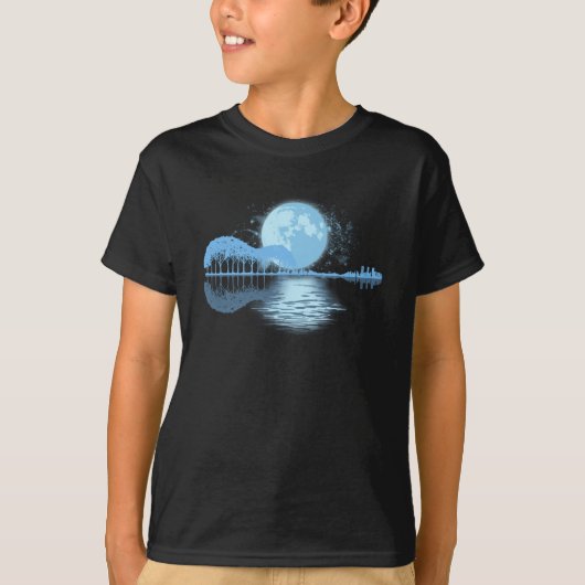 ギターの反射のギフト Tシャツ (正面)