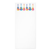 ギターの反射の昇進の棚カード ラックカード (裏面)