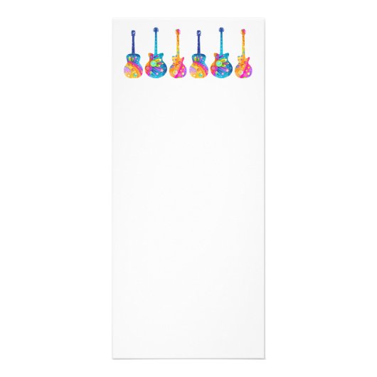ギターの反射の昇進の棚カード ラックカード (裏面)