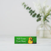 ギターの名刺 スキニー名刺 (スタンド正面)