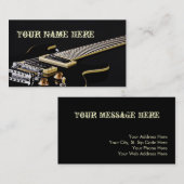 ギターの名刺 名刺 (正面/裏面)