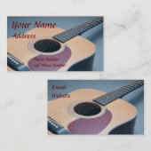 ギターの名刺 名刺 (正面/裏面)