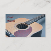 ギターの名刺 名刺 (裏面)