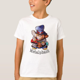 ギターの子供のTシャツとのMetalphant Tシャツ