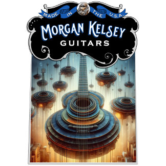 ギターの宇宙船が空から降りる Tシャツ