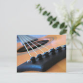 ギターの弦のポストカード ポストカード (スタンド正面)