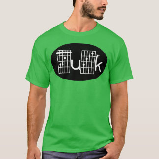ギターの弦を鳴らす Tシャツ