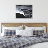 ギターの弦 キャンバスプリント (インサイチュ (寝室))