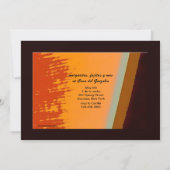 ギターの招待状をつま弾くこと 招待状 (裏面)