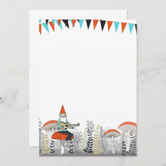 ギターの招待状を遊ぶ格言 招待状 (正面/裏面)