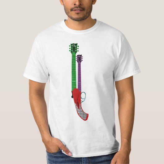 ギターの散弾銃 Tシャツ (正面)