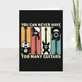 ギターの数が多すぎることはない カード (正面)