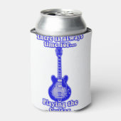ギターの時間は遊いつも来る。青 缶クーラー (缶正面)