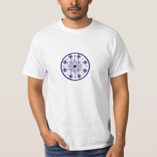 ギターの曼荼羅 Tシャツ (正面)