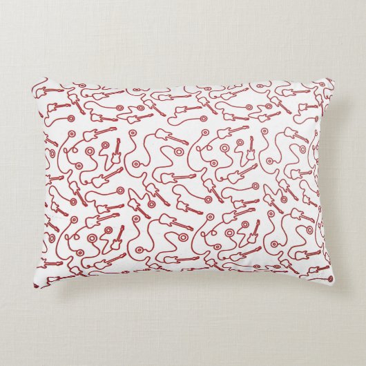 ギターの枕! アクセントクッション (正面)