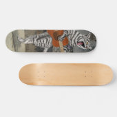 ギターの猫をバスカー  スケートボード (横)