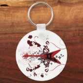 ギターの神 キーホルダー (正面)