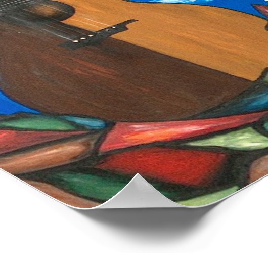 ギターの窓 ポスター (角)