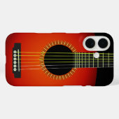 ギターの背景テクスチャ Case-Mate iPhoneケース (裏面 (横))