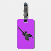 ギターの荷物のラベル ラゲッジタグ (裏面縦)