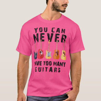 ギターの譜面の人が多すぎるなんて絶対に無い Tシャツ