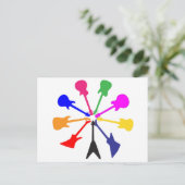 ギターの輪 ポストカード (スタンド正面)