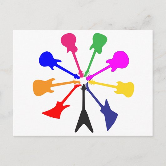 ギターの輪 ポストカード (正面)