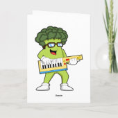 ギターの音楽と一緒に楽しむヴィーガンカリフラワー カード (裏面)