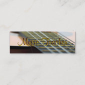 ギターの音楽の先生 スキニー名刺 (裏面)