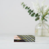 ギターの音楽の先生 スキニー名刺 (スタンド正面)