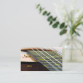 ギターの音楽の先生 名刺 (スタンド正面)