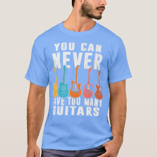 ギターの音楽好きフーは決して多すぎない Tシャツ